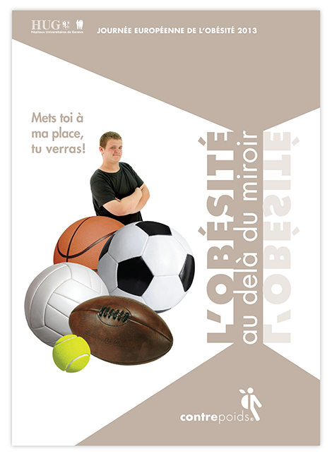 Affiche campagne obésité Contrepoids Affiche campagne obésité Contrepoids