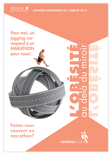 Affiche campagne obésité Contrepoids Affiche campagne obésité Contrepoids