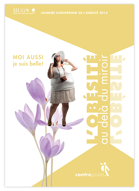 Affiche campagne obésité Contrepoids Affiche campagne obésité Contrepoids