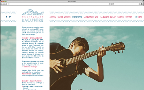 site internet restaurant Lacustre - événements site internet restaurant Lacustre - événements