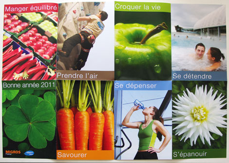 Carte de voeux Migros France 2010-2011
