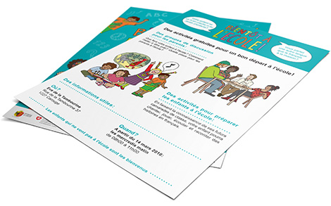 BIE flyer Bient&ocirc;t &agrave; l'&eacute;cole