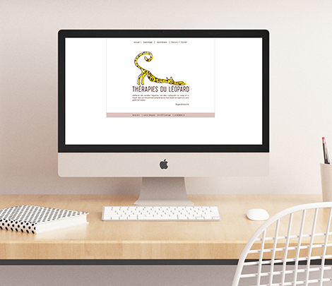 page d'accueil site internet les th&eacute;rapies du l&eacute;opard