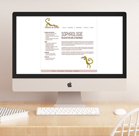 visuel website les th&eacute;rapies du l&eacute;opard